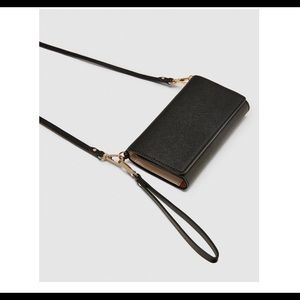 Zara Phone Clutch Wristlet with Crossbody Strap